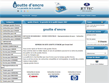 Tablet Screenshot of goutte-encre.com